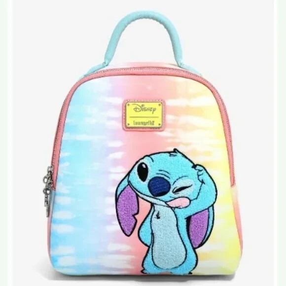 Loungefly Disney Lilo and Stitch Tie‎ Dye Mini Backpack Exclusive - Picture 1 of 5